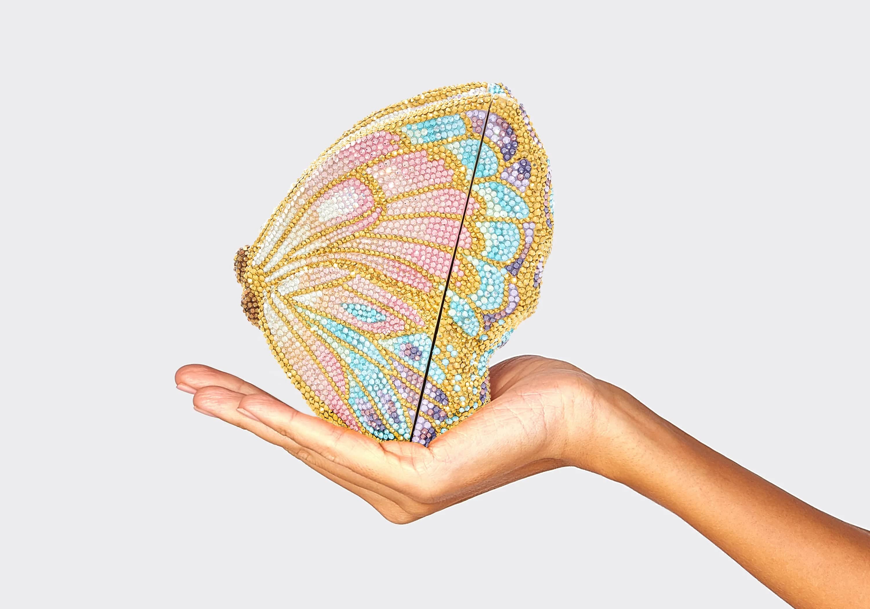 Sold at Auction: Judith Leiber Minaudiere Butterfly Clutch